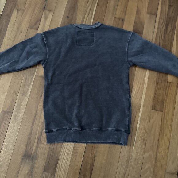 Pink Floyd Dark Side Of the Moon Gray Large Sweater Distressed Look - Picture 6 of 6